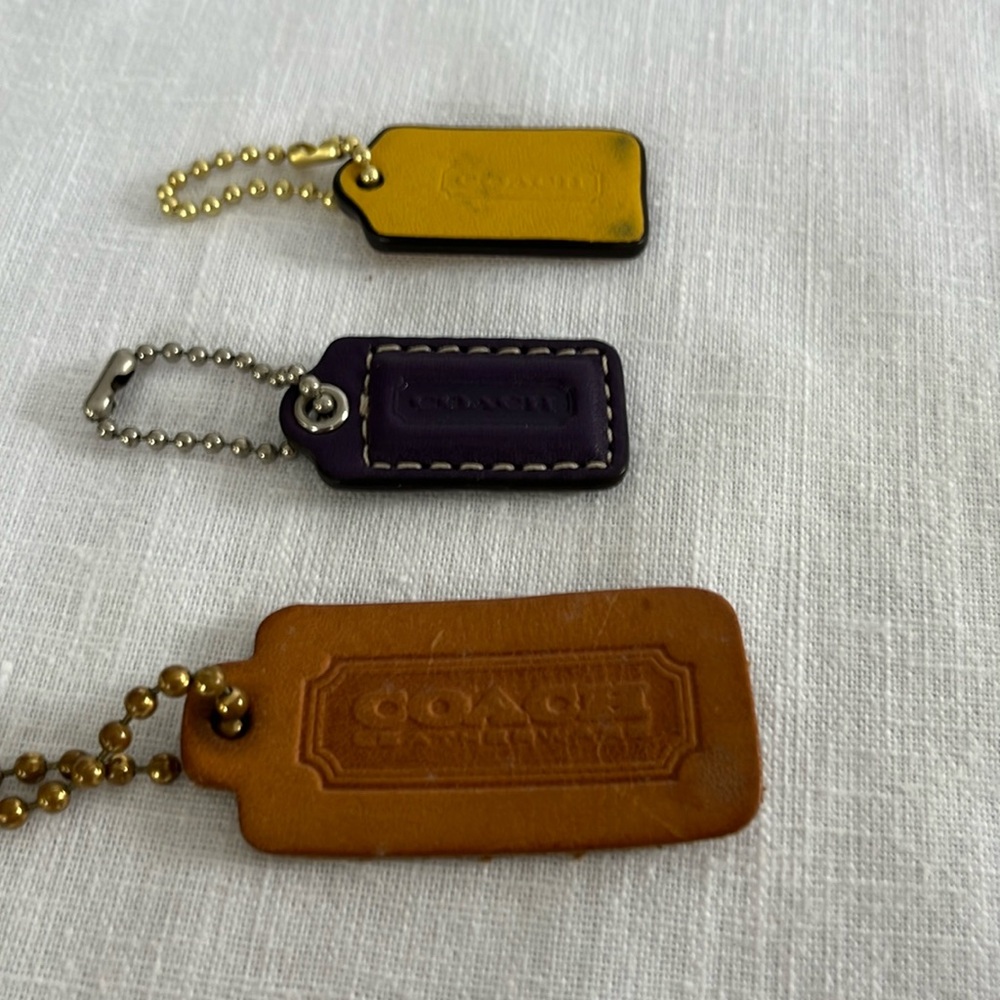 Coach hang tags